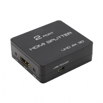 SWSP01, 4K HDMI splitter 1x2 HDMI 1.4V with Plastic case