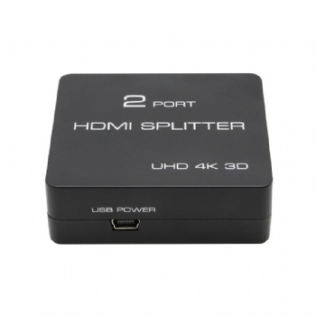 SWSP01, 4K HDMI splitter 1x2 HDMI 1.4V with Plastic case