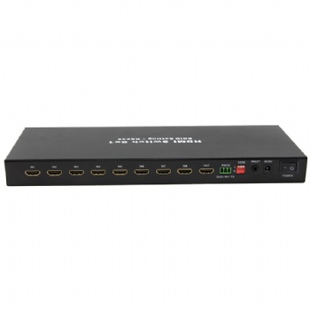 SW01,8x1 HDMI Switch with RS232 and IR control