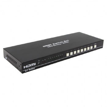 SW01,8x1 HDMI Switch with RS232 and IR control