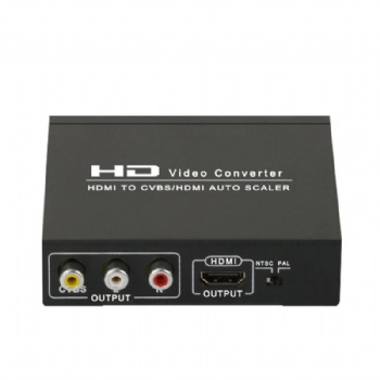 SWCV03,HDMI To AV converter with HDMI looping output