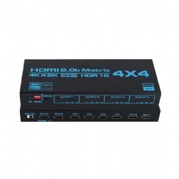 SWMX44A,HDMI 2.0 Matrix 4x4 support 18Gpbs, HDCP 2.2