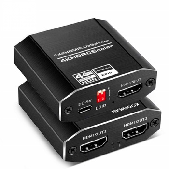 SWSP07,HDMI 2.0 Version Splitter 1 in 2 out for two monitors,