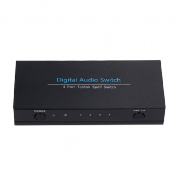 SWAC03，4x1 Digital Audio Switcher with IR Remote controller