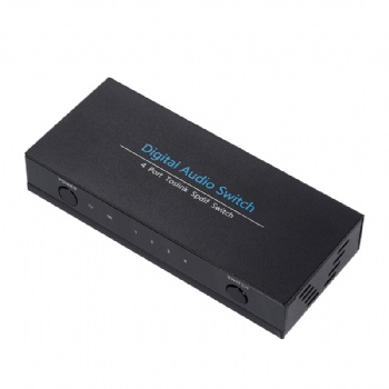 SWAC03，4x1 Digital Audio Switcher with IR Remote controller