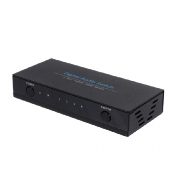 SWAC03，4x1 Digital Audio Switcher with IR Remote controller