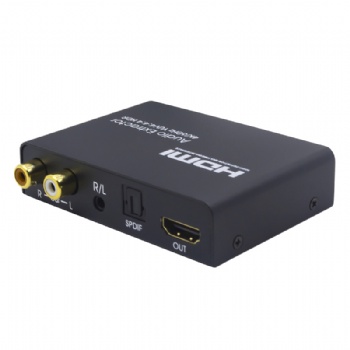 SWAU07，HDMI 2.0 Audio Extractor support 18G,HDCP 2.2 with SPDIF and Analog audio output with ARC