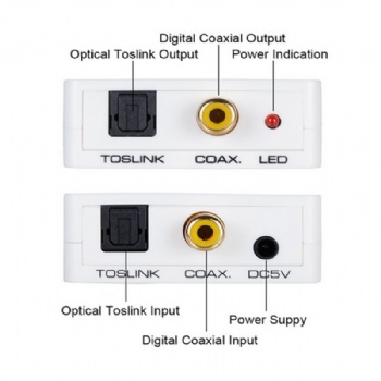 SWAC06,SPDIF to Coaxial BI-Directional Digital to analog audio converter