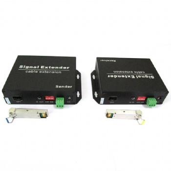 SWEX06,2-20KM HDMI KVM Extender over Fiber with IR and Pass through,