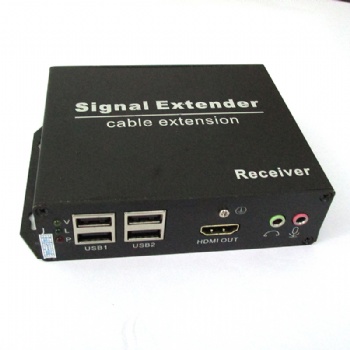 SWEX06,2-20KM HDMI KVM Extender over Fiber with IR and Pass through,
