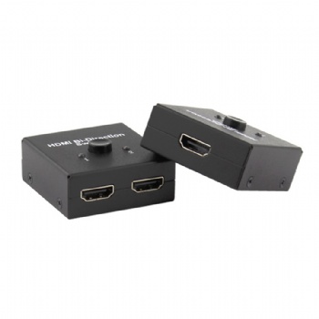 SWSP07C, HDMI 2.0 1X2 HDMI Splitter & 2x1 HDMI Switch with metal case