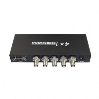 SWSD07,SDI Switch 4x1 support 1080P with RS232 control