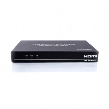 SWSP10B，50M HDMI 1.4 Splitter 1 in 4 out over single UTP cable with looping HDMI Output