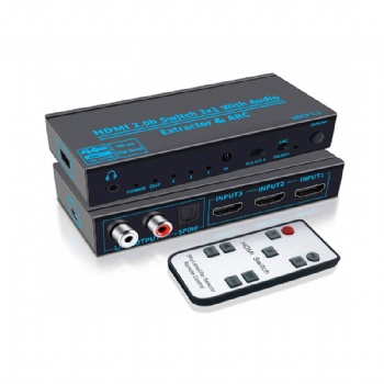 SW05B,2.0V 3x1 HDMI Switch support Audio Extraction and ARC function