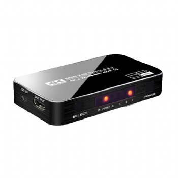 SW06,HDMI 2.0 Switch 4 in 1 out with IR remote control