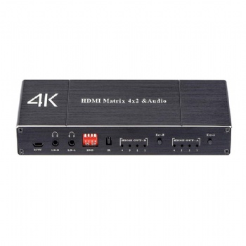 SWMX42,HDMI Matrix 4x2 Support 4K with Audio extraction