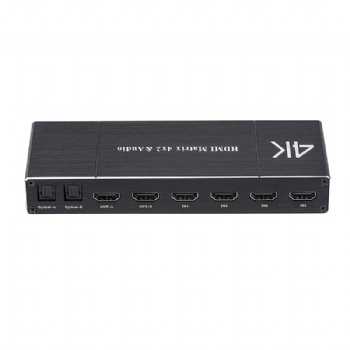 SWMX42,HDMI Matrix 4x2 Support 4K with Audio extraction