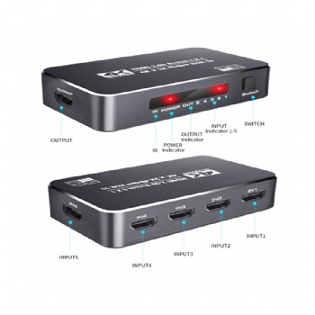SW07，HDMI 2.0 version 5x1 support 4k,HDCP 2.2,18G