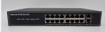 POE Switch 16 x RJ45