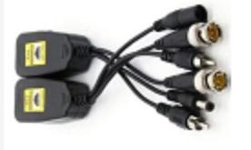 AHD / CVI / TVI Video Balun 8MP BNC to RJ45 with audio connector