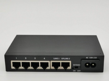 POE Switch 6xRJ45 4xPoE
