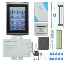 180KG Magnetic Lock Wireless Remote Control Access Kits with Doorbell
