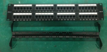 SWTECH 24 Ports Cat6 Patch Panels with Cable Holder SW-PP48B