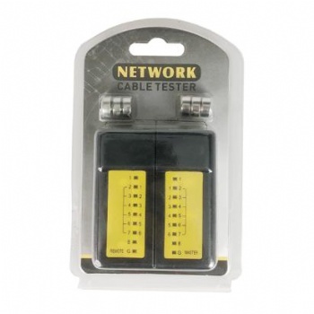 ABS Material MINI Network Tester RJ45 RJ11 Connector tester