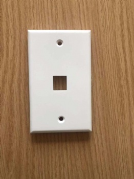 US Type Single Port Face Plate