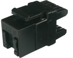 UTP 180 Degree Cat6e Keystone Jack with Dust Cover
