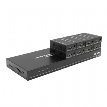 SWSP11,50M 1x8 HDMI Splitter over UTP cable support 1080P ,3D with HDMI looping output
