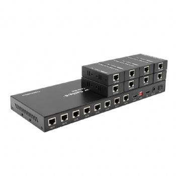 SWSP11,50M 1x8 HDMI Splitter over UTP cable support 1080P ,3D with HDMI looping output