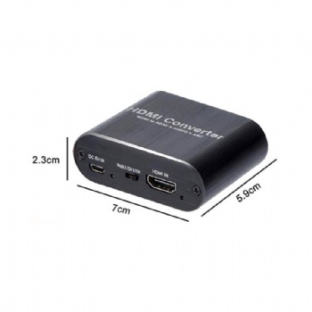 SWAU04,HDMI 1.4V Extractor, support 4k,SPDIF and AUX audio output